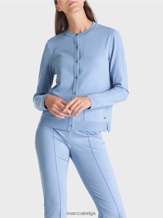 apģērbs tumšas vasaras debesis VRBHXD352 Marc Cain jaka \"pārdomājiet kopā\"