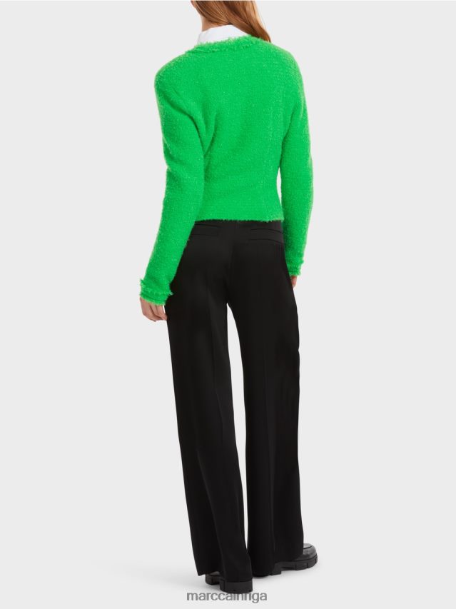 apģērbs tumši ābolu zaļš VRBHXD310 Marc Cain jaka, adīta Vācijā