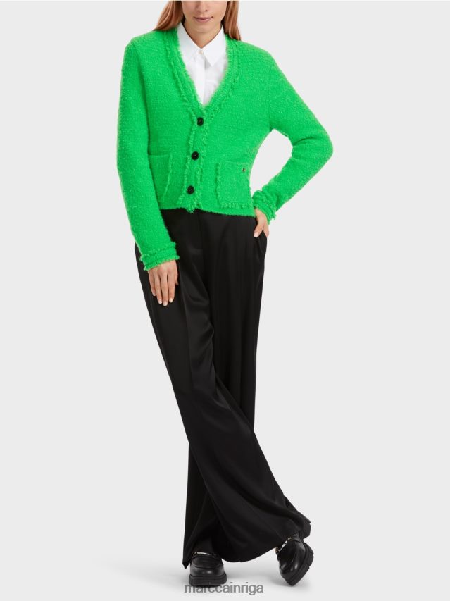 apģērbs tumši ābolu zaļš VRBHXD310 Marc Cain jaka, adīta Vācijā