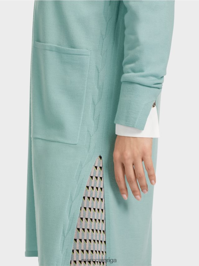 apģērbs tumši debeszils VRBHXD342 Marc Cain \"pārdomāt kopā\" ​​vilnas jaka