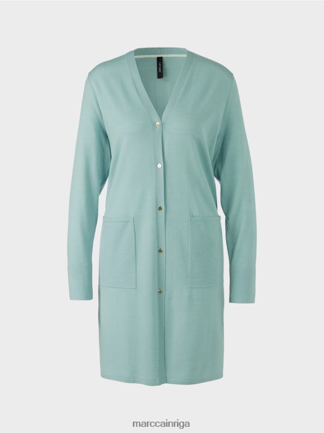 apģērbs tumši debeszils VRBHXD342 Marc Cain \"pārdomāt kopā\" ​​vilnas jaka