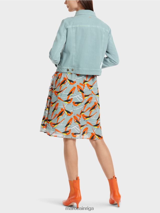 apģērbs tumši debeszils VRBHXD345 Marc Cain \"pārdomāt kopā\" ​​džinsa jaka