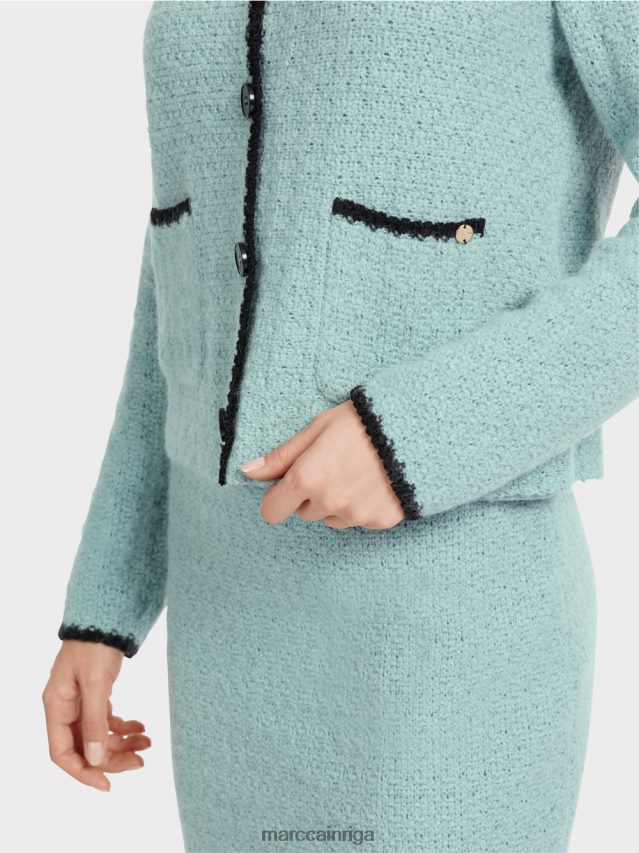 apģērbs tumši debeszils VRBHXD347 Marc Cain jaka adīta Vācijā