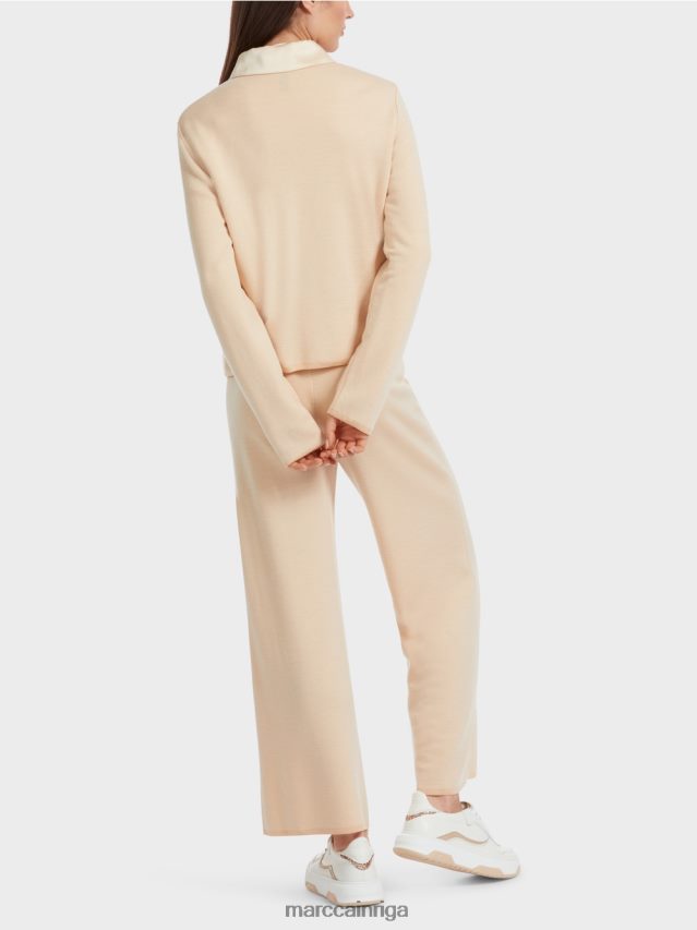 apģērbs tumšs krēms VRBHXD319 Marc Cain jaka adīta Vācijā