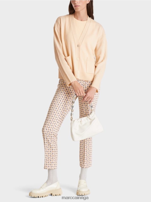 apģērbs tumšs krēms VRBHXD321 Marc Cain jaka "pārdomājiet kopā"