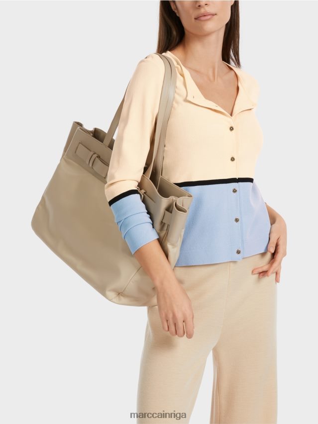 apģērbs tumšs krēms VRBHXD323 Marc Cain krāsains \"pārdomāt kopā\" ​​jaka