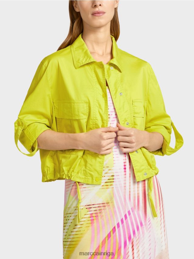 apģērbs viegla limeade VRBHXD369 Marc Cain viegla vasaras jaka ar bagāžas kabatām