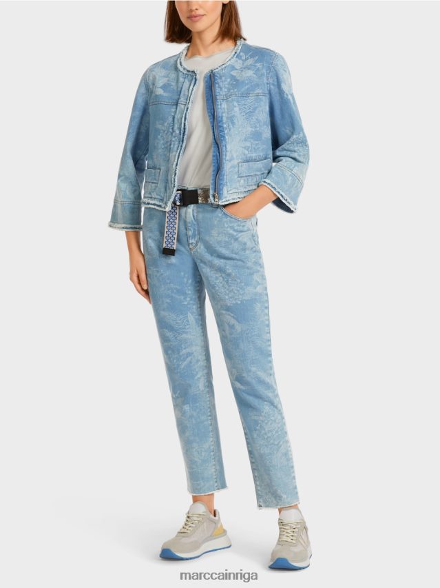 apģērbs vintage zils VRBHXD402 Marc Cain "pārdomāt kopā" ​​jaka