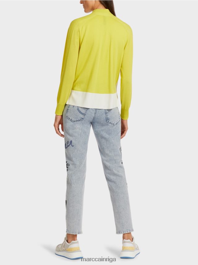 apģērbs zaļais sērs VRBHXD431 Marc Cain jaciņa ar raglāna piedurknēm