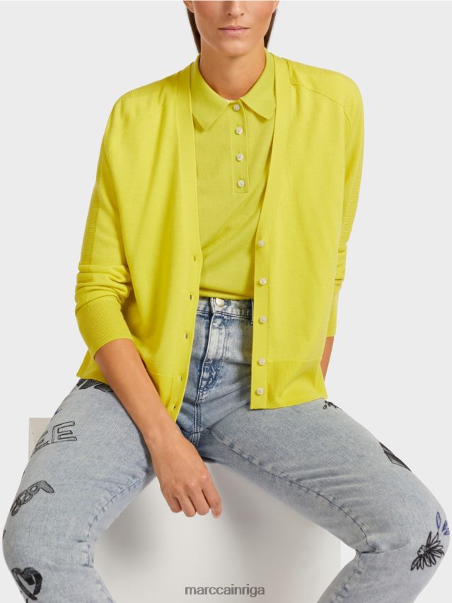 apģērbs zaļais sērs VRBHXD431 Marc Cain jaciņa ar raglāna piedurknēm