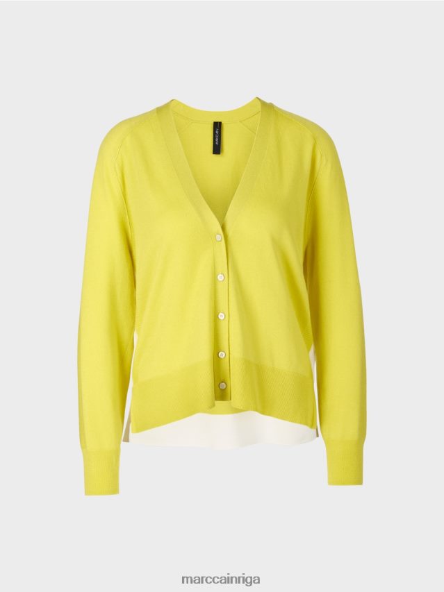 apģērbs zaļais sērs VRBHXD431 Marc Cain jaciņa ar raglāna piedurknēm