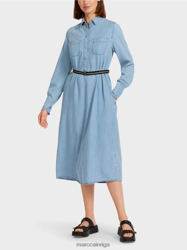 apģērbs Baby Blue VRBHXD102 Marc Cain "pārdomāt kopā" ​​kleita