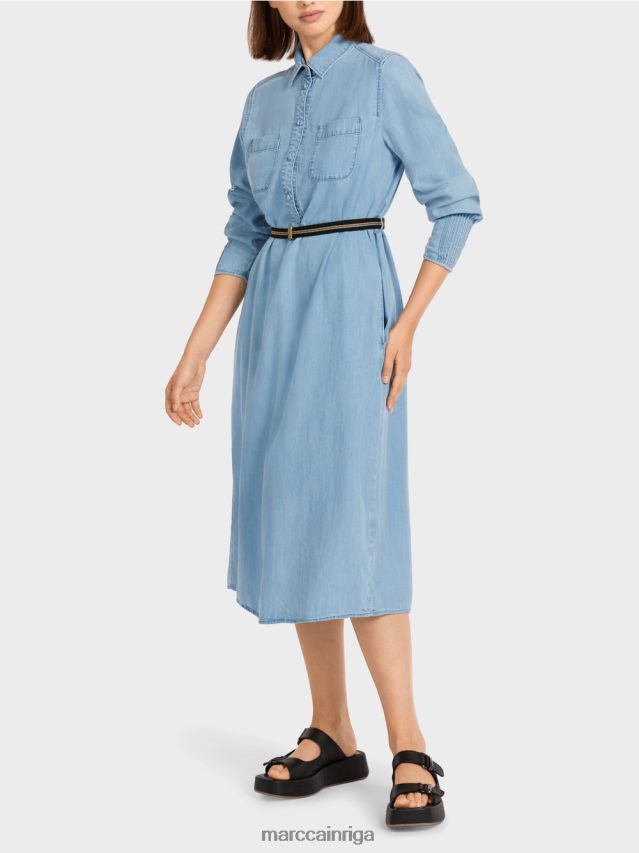 apģērbs Baby Blue VRBHXD102 Marc Cain \"pārdomāt kopā\" ​​kleita