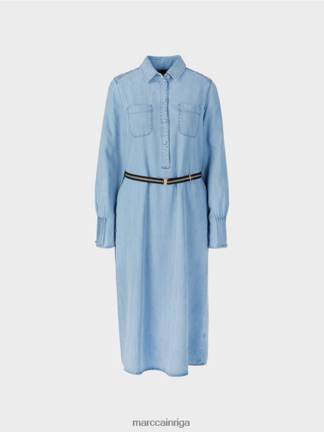 apģērbs Baby Blue VRBHXD102 Marc Cain \"pārdomāt kopā\" ​​kleita