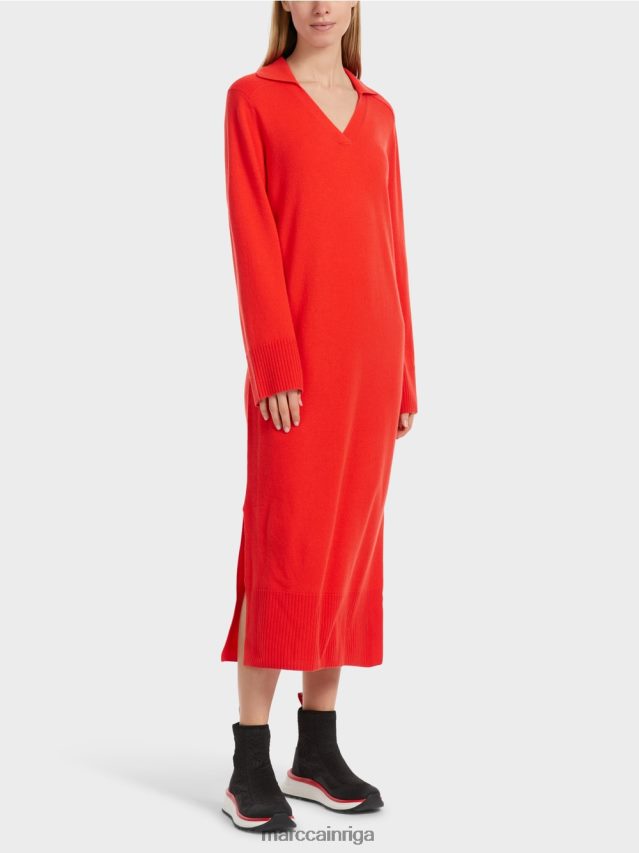 apģērbs campari VRBHXD18 Marc Cain gara adīta "pārdomāt kopā" ​​kleita