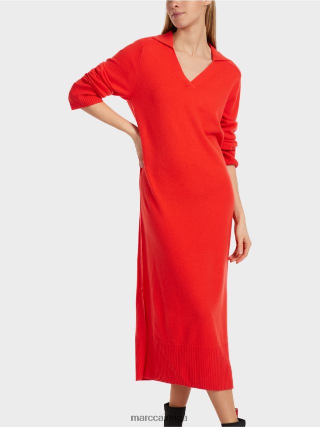 apģērbs campari VRBHXD18 Marc Cain gara adīta \"pārdomāt kopā\" ​​kleita