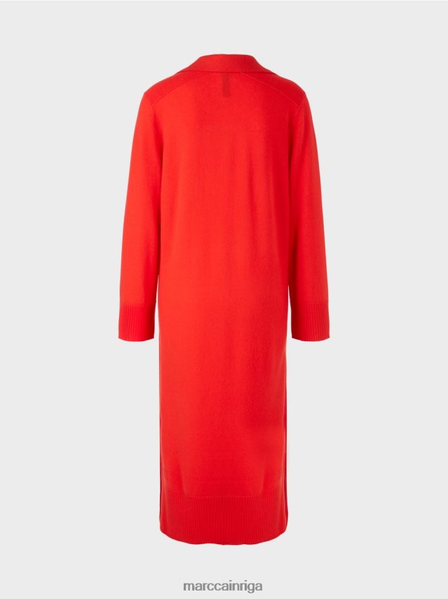 apģērbs campari VRBHXD18 Marc Cain gara adīta \"pārdomāt kopā\" ​​kleita