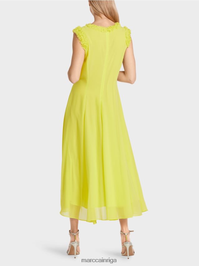 apģērbs citronzaļš VRBHXD81 Marc Cain svētku \"pārdomāt kopā\" ​​kleita