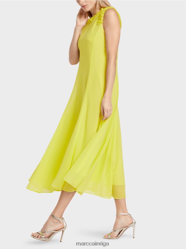 apģērbs citronzaļš VRBHXD81 Marc Cain svētku \"pārdomāt kopā\" ​​kleita