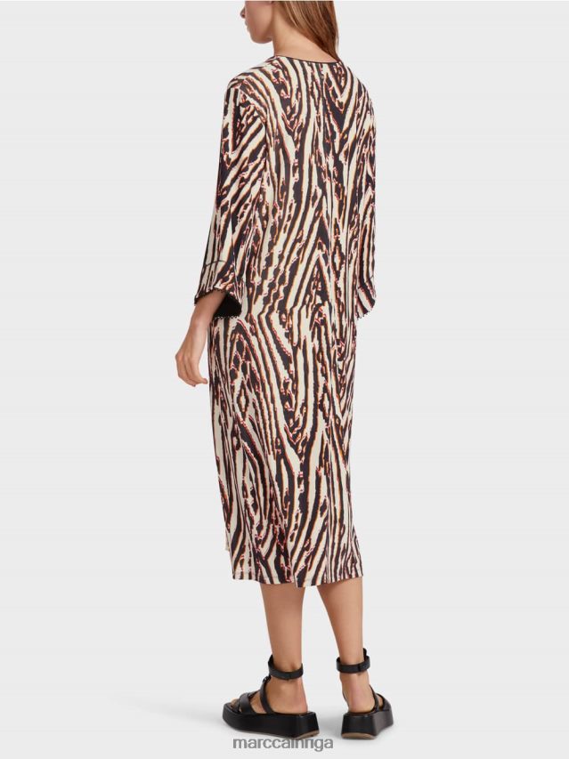 apģērbs dziļi sarkans VRBHXD62 Marc Cain kleita viskozes džersija