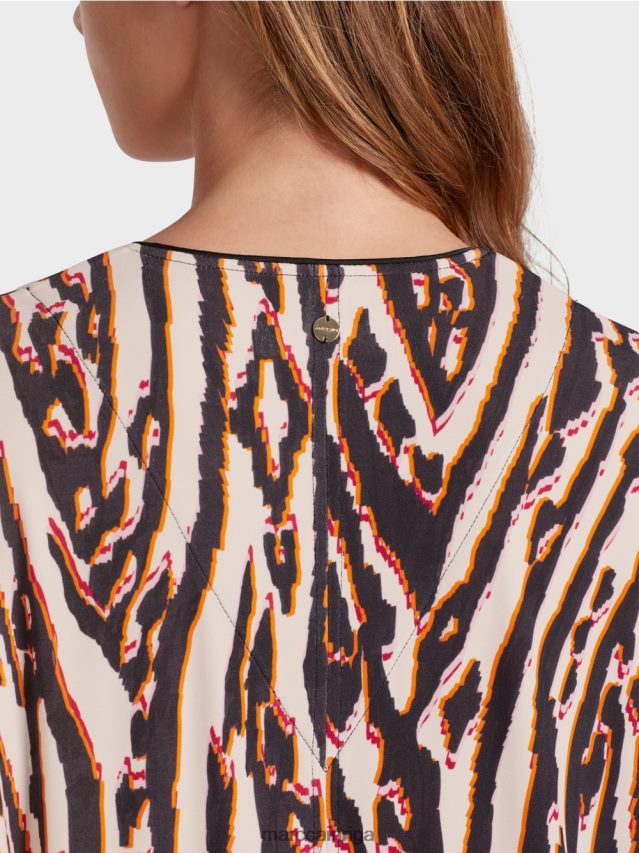 apģērbs dziļi sarkans VRBHXD62 Marc Cain kleita viskozes džersija