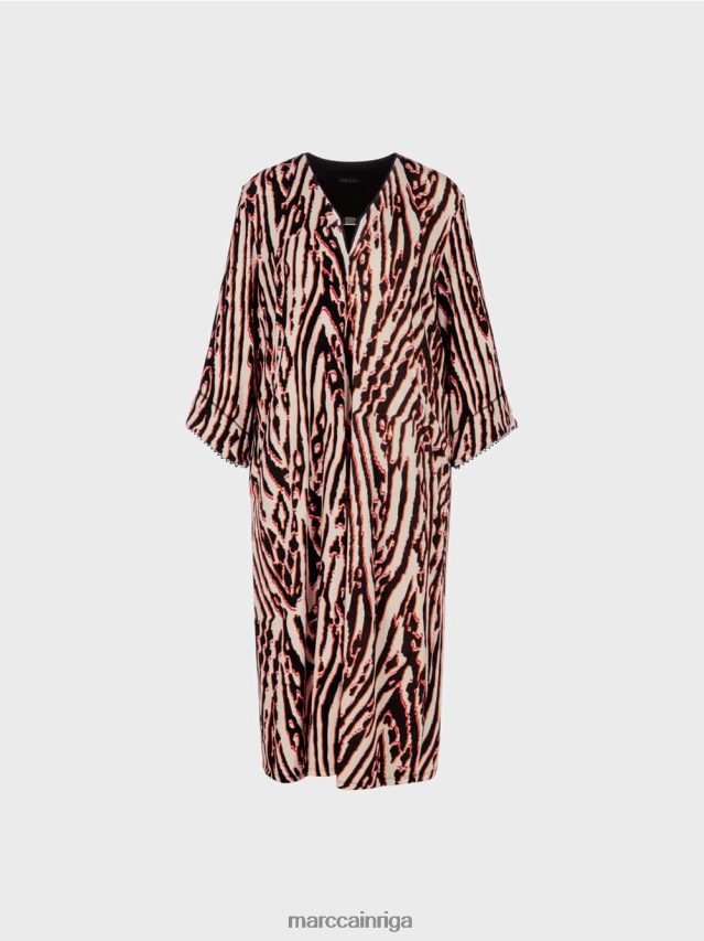 apģērbs dziļi sarkans VRBHXD62 Marc Cain kleita viskozes džersija