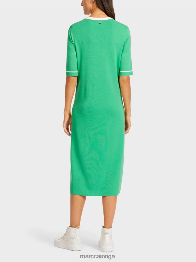 apģērbs gaišs skuķis VRBHXD109 Marc Cain \"pārdomāt kopā\" ​​trikotāžas kleita