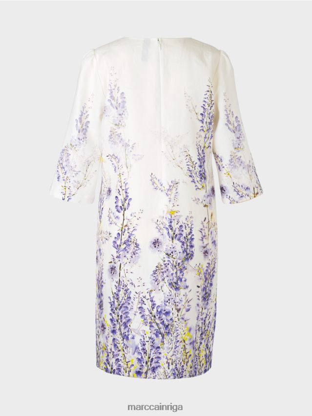 apģērbs gandrīz balts VRBHXD77 Marc Cain lina a-line kleita