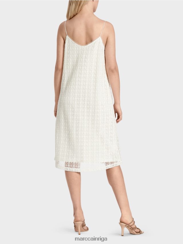 apģērbs gandrīz balts VRBHXD92 Marc Cain mežģīņu kleita