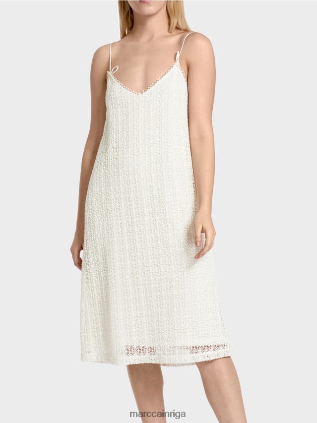 apģērbs gandrīz balts VRBHXD92 Marc Cain mežģīņu kleita