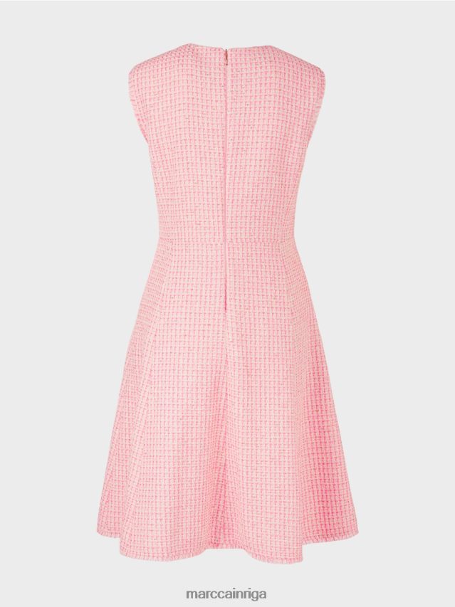 apģērbs maigi rozā VRBHXD79 Marc Cain kleita bez piedurknēm ar paneļa svārkiem