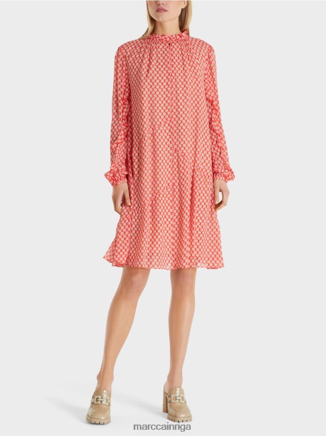 apģērbs mandarīns VRBHXD111 Marc Cain viskozes kleita