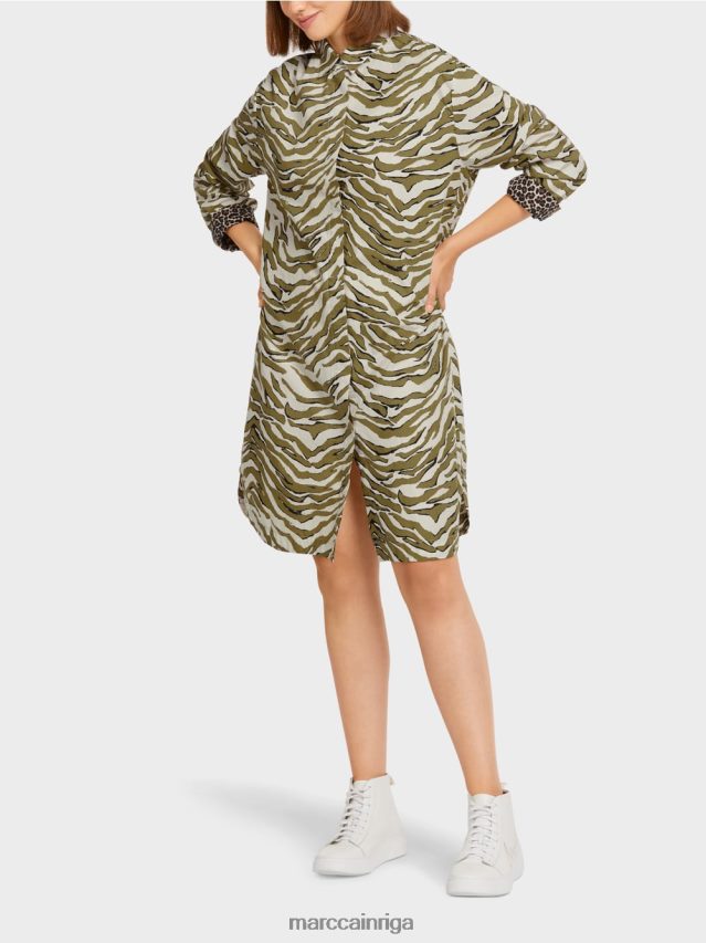 apģērbs pūderkrēms VRBHXD115 Marc Cain \"pārdomāt kopā\" ​​kreklkleita