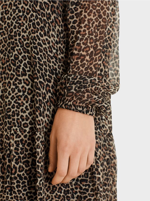 apģērbs pūderkrēms VRBHXD48 Marc Cain viegla viskozes krepa kleita