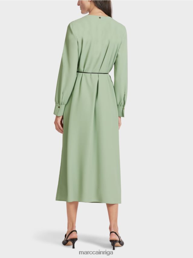 apģērbs pulveris piparmētra VRBHXD132 Marc Cain eleganta kleita retro stilā