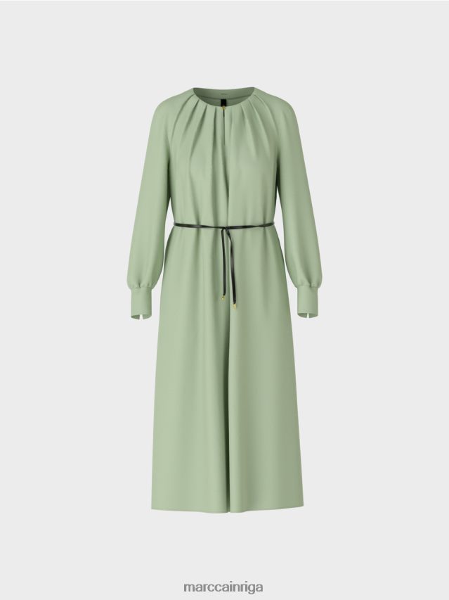 apģērbs pulveris piparmētra VRBHXD132 Marc Cain eleganta kleita retro stilā