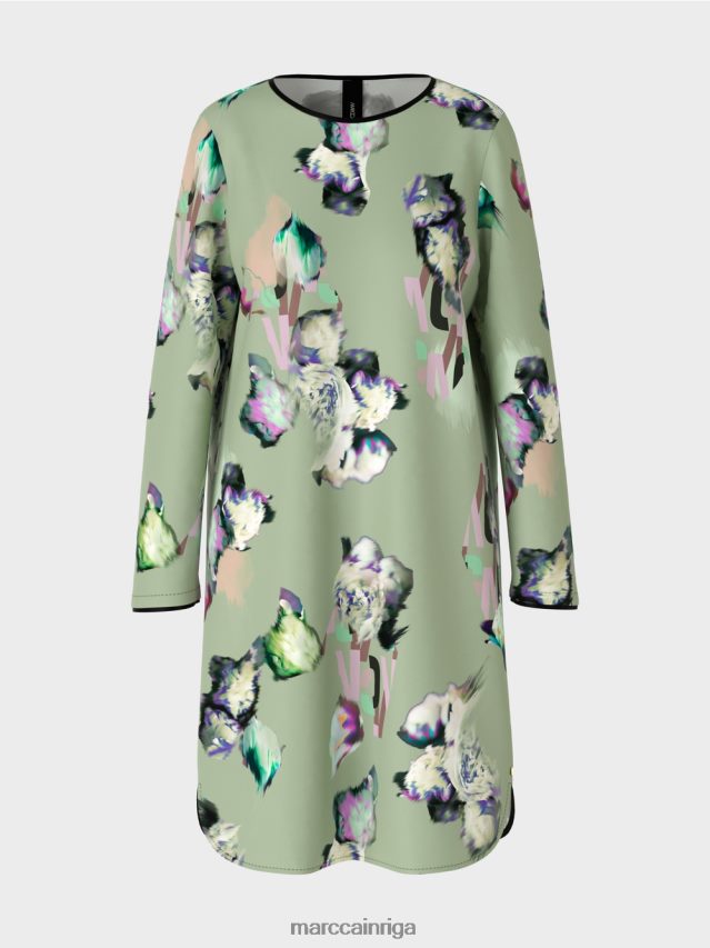 apģērbs pulveris piparmētra VRBHXD133 Marc Cain kleita ar visu apdruku