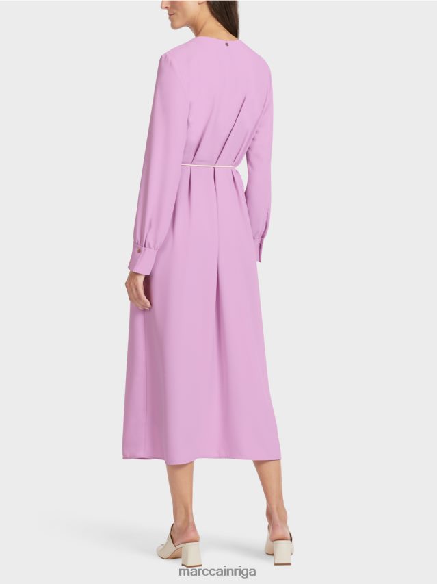 apģērbs rozā lavanda VRBHXD138 Marc Cain eleganta kleita retro stilā