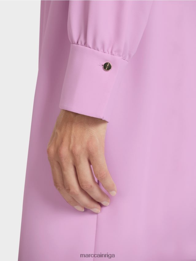 apģērbs rozā lavanda VRBHXD138 Marc Cain eleganta kleita retro stilā