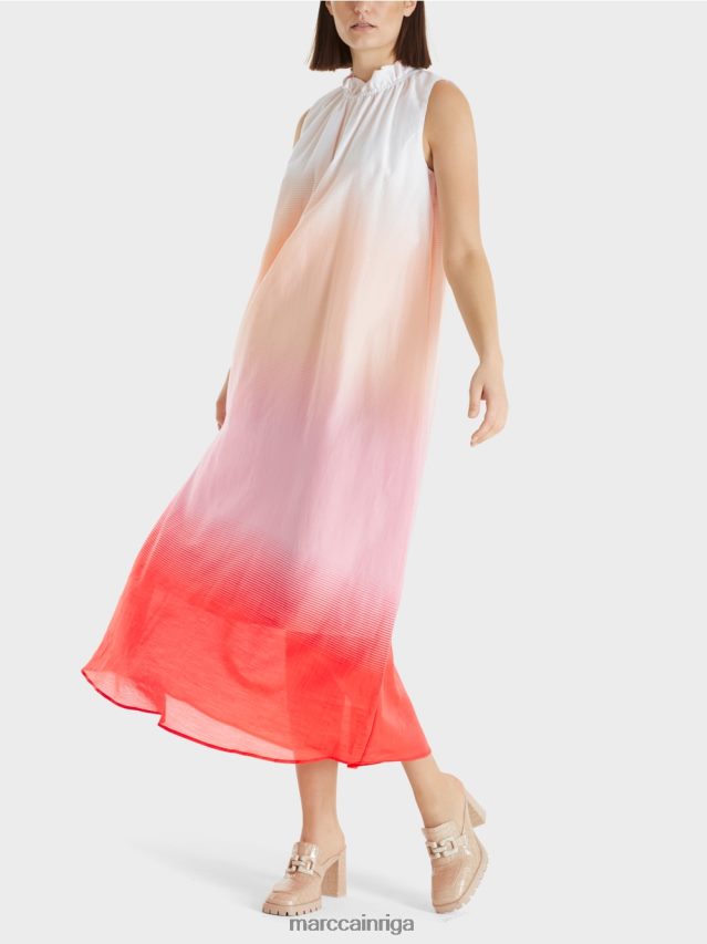 apģērbs spilgti rozā VRBHXD104 Marc Cain kleita ar krāsu gradientu