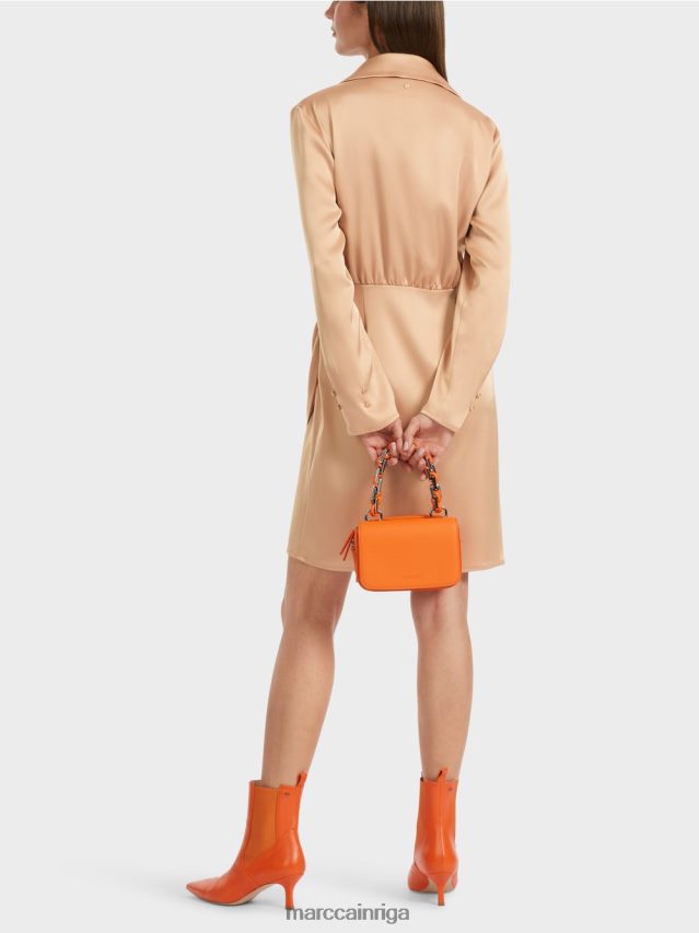 apģērbs spilgts īriss VRBHXD20 Marc Cain kleita ar ietīšanas efektu