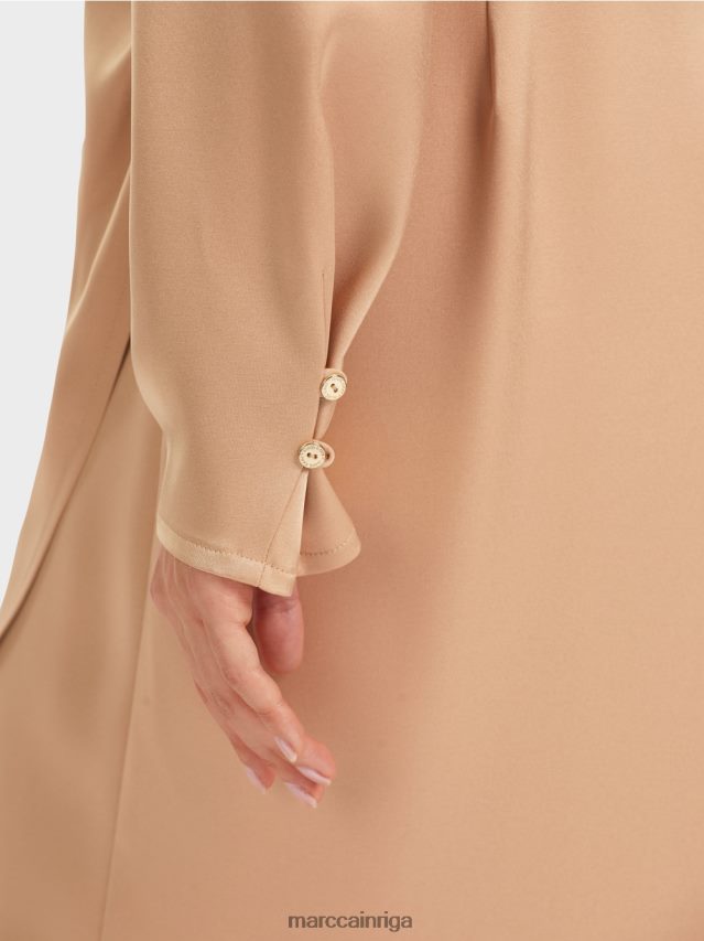 apģērbs spilgts īriss VRBHXD20 Marc Cain kleita ar ietīšanas efektu