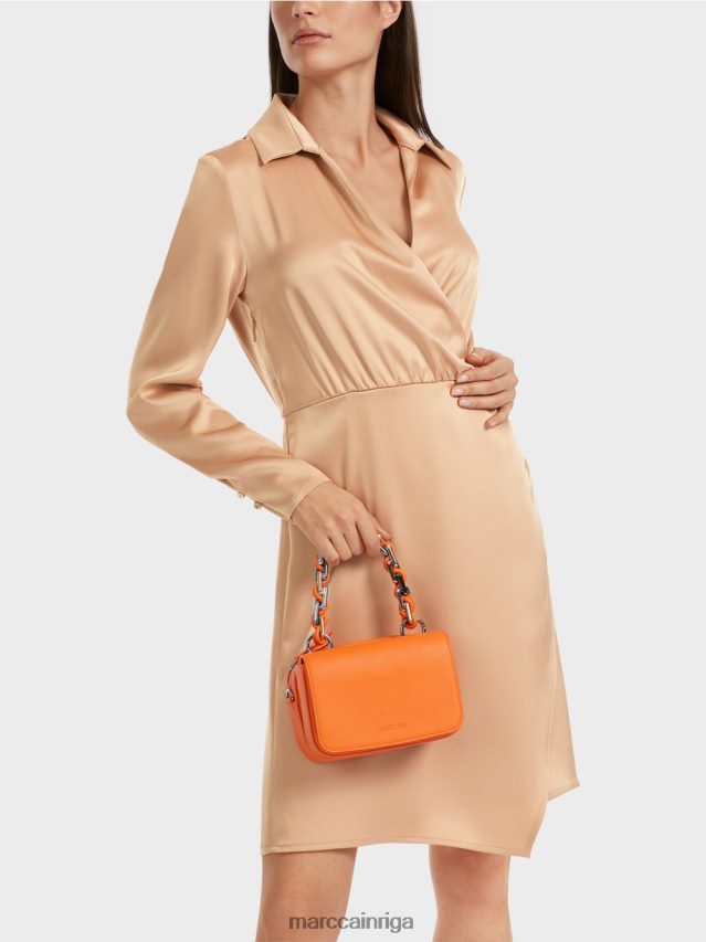 apģērbs spilgts īriss VRBHXD20 Marc Cain kleita ar ietīšanas efektu