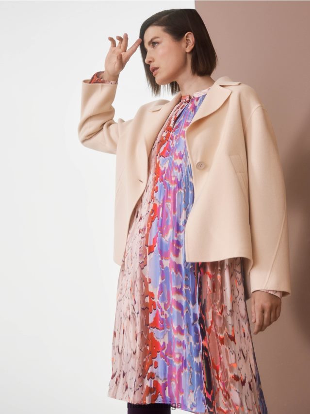 apģērbs tumšas vasaras debesis VRBHXD21 Marc Cain \"pārdomāt kopā\" ​​kroku kleita