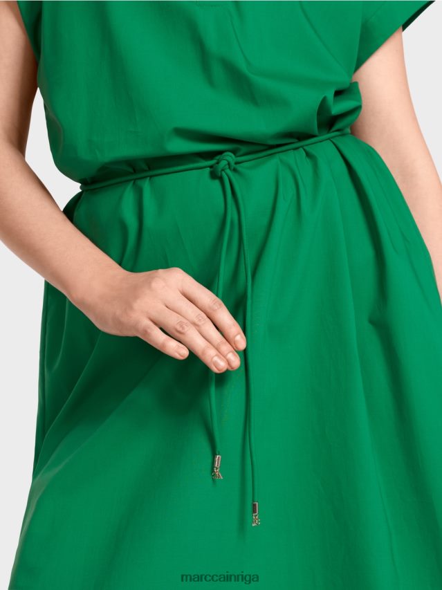 apģērbs tumši sūnu zaļa VRBHXD68 Marc Cain \"pārdomāt kopā\" ​​kreklkleita