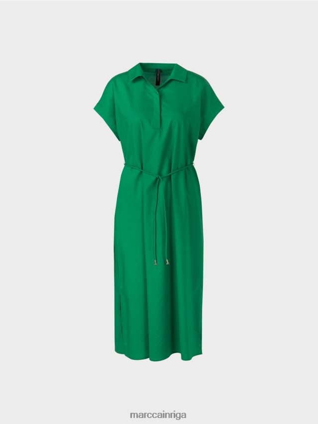 apģērbs tumši sūnu zaļa VRBHXD68 Marc Cain \"pārdomāt kopā\" ​​kreklkleita