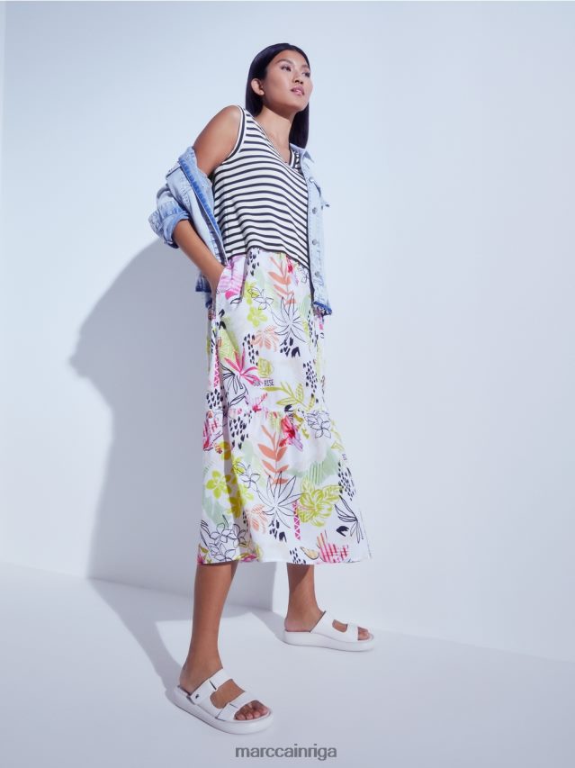 apģērbs viegla limeade VRBHXD72 Marc Cain kleita dažādu modeļu kombinācijā