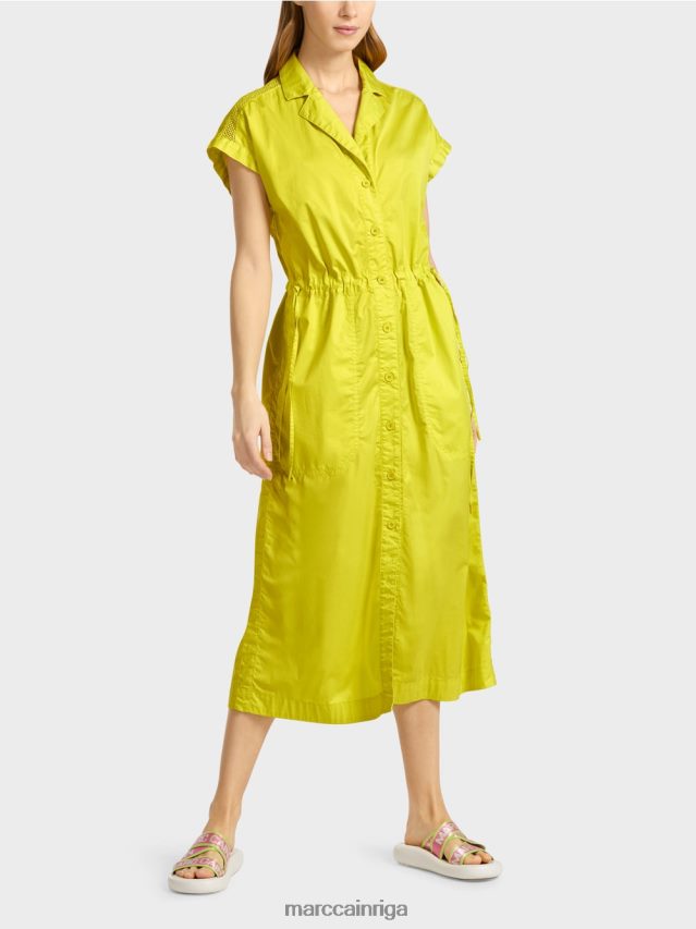 apģērbs viegla limeade VRBHXD73 Marc Cain sportiska kleita ar sietu un auklu