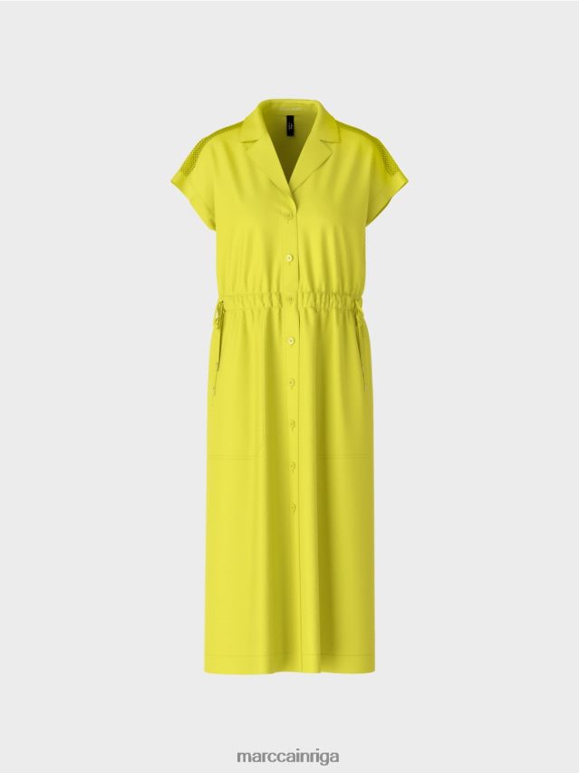 apģērbs viegla limeade VRBHXD73 Marc Cain sportiska kleita ar sietu un auklu