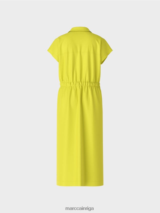 apģērbs viegla limeade VRBHXD73 Marc Cain sportiska kleita ar sietu un auklu